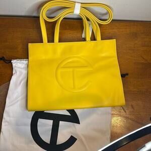 Medium yellow Telfar bag